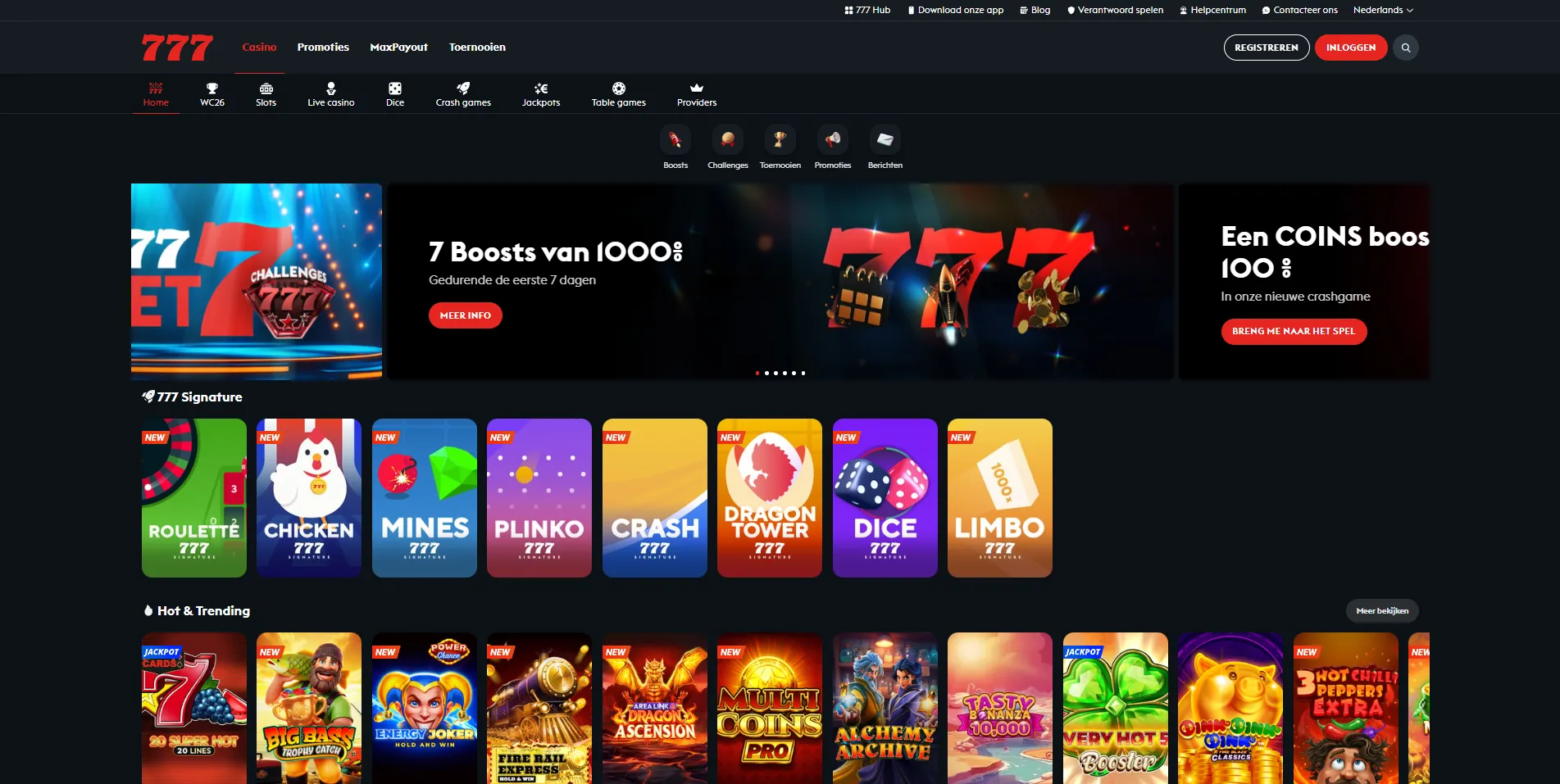 Bonussen en promoties bij casino online Belgie
